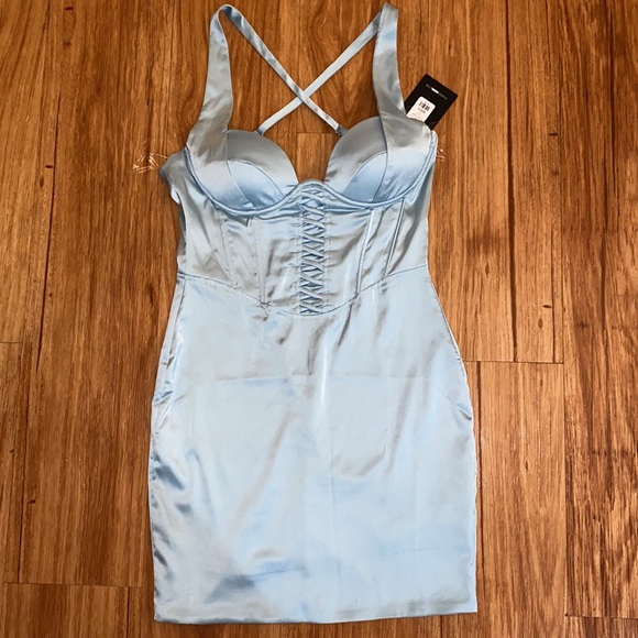 Blue Corset Dress - Picture 1 of 1
